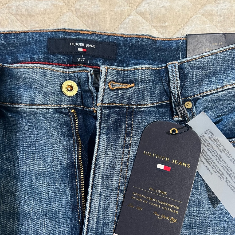 Tommy Hilfiger Tribeca Washed Blue SZ 14 NWT